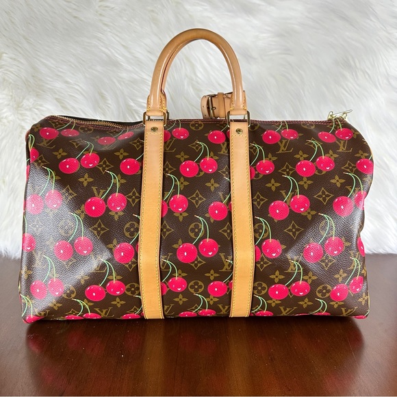 Louis Vuitton Monogram Takashi Murakami Cherry Keepall 45 - Picture 2 of 16